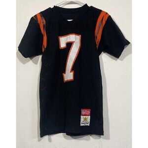 Rare Vintage MacGregor Sand Knit Cincinnati Bengals #7 Boomer Esiason Jersey S
